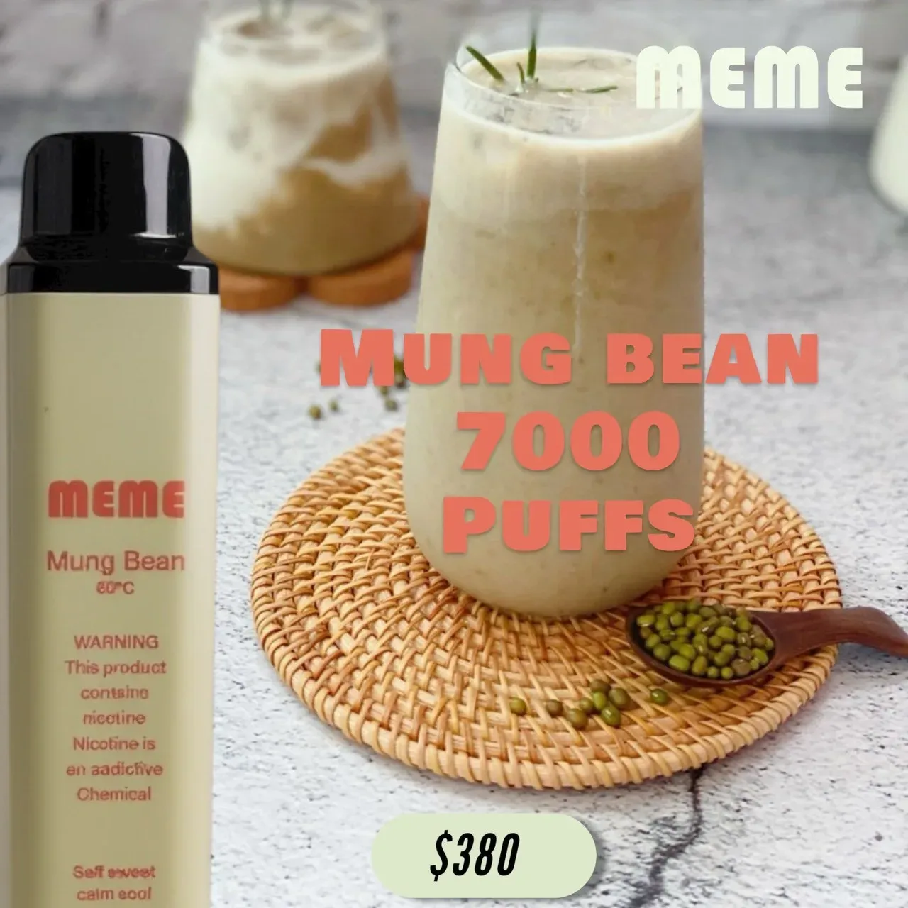 MEME_7000拋棄式電子菸_口味齊全_台灣現貨